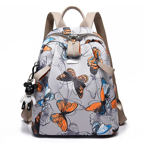 New Beautiful Butterfly Oxford Cloth Women’s Backpack