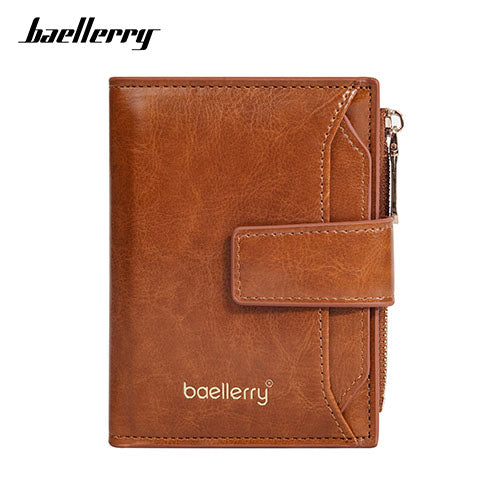 Baellerry Multifunctional Leather Men’s Wallet (Brown)