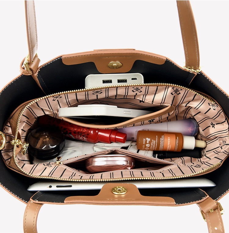 New Fashion Autumn Trendy Women’s Tote Bag Handbag (White)