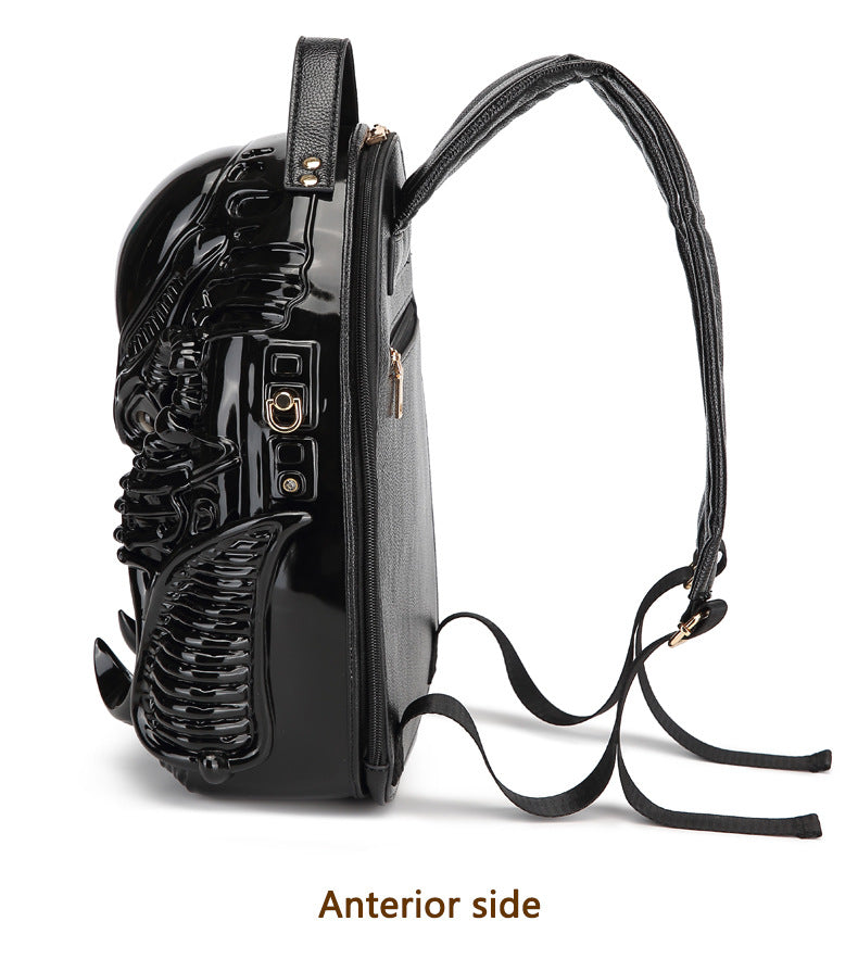 3D Alien Xenomorph  Fashion Dark Style Backpack