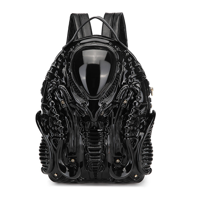 3D Alien Xenomorph  Fashion Dark Style Backpack