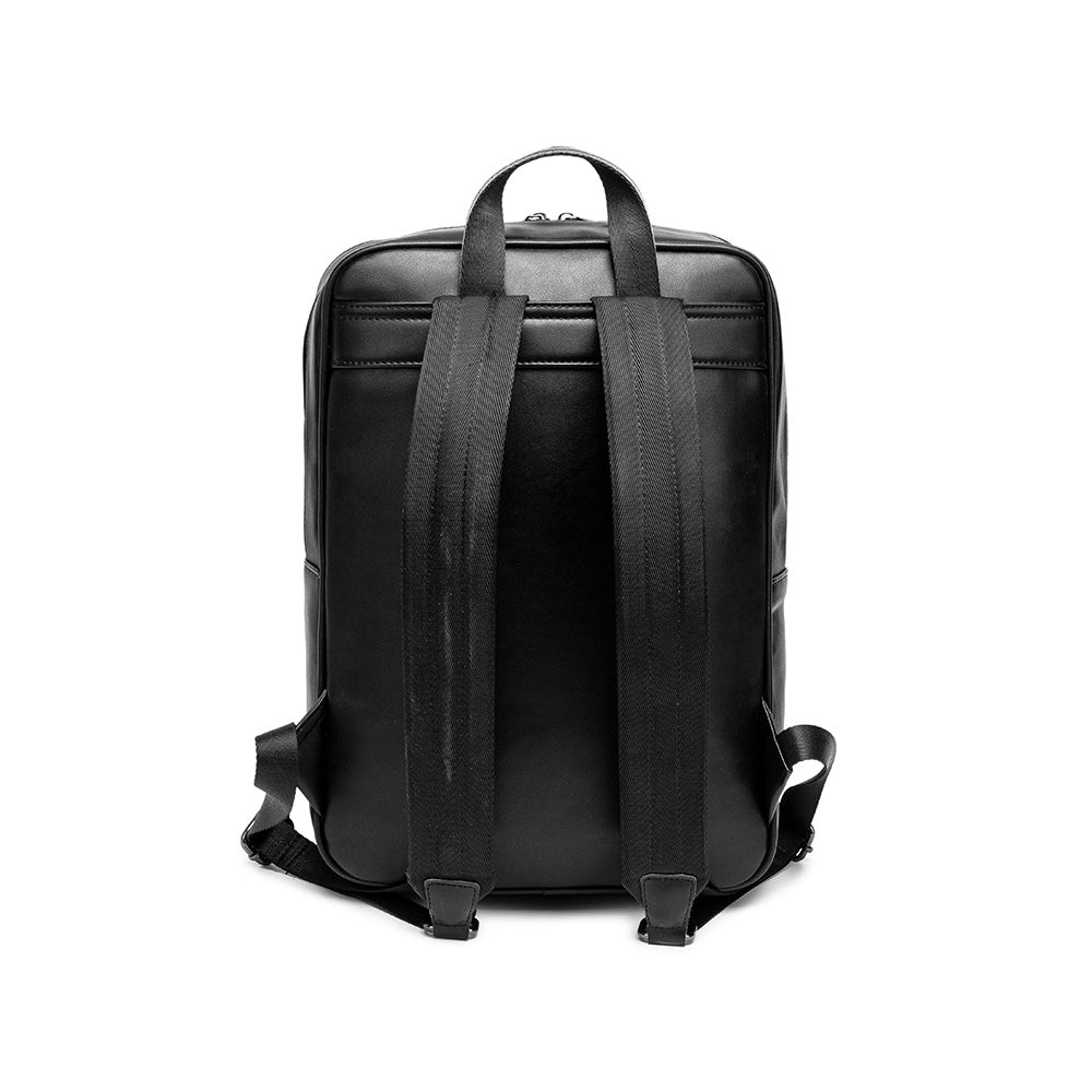 XAFITI Men’s Woven Faux Leather Backpack