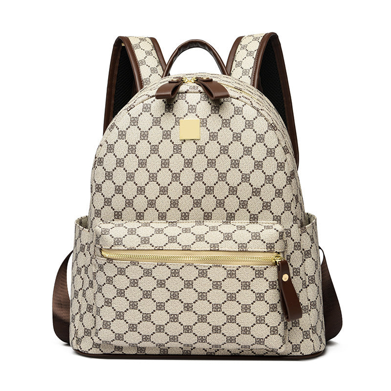 Large Capacity Versatile Textured Women's Backpack