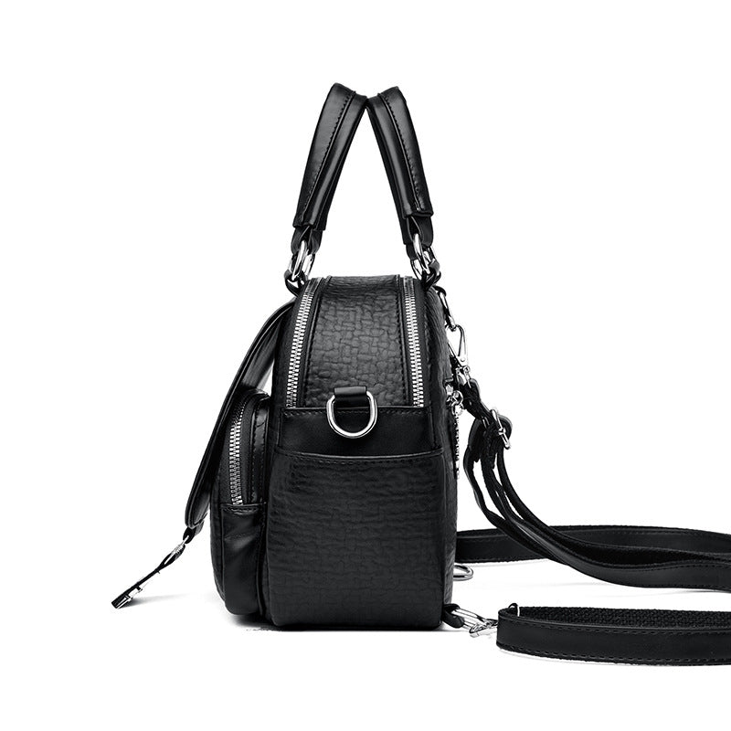 Rhinestone Elephant Embellishment Mini PU Leather Women's Backpack