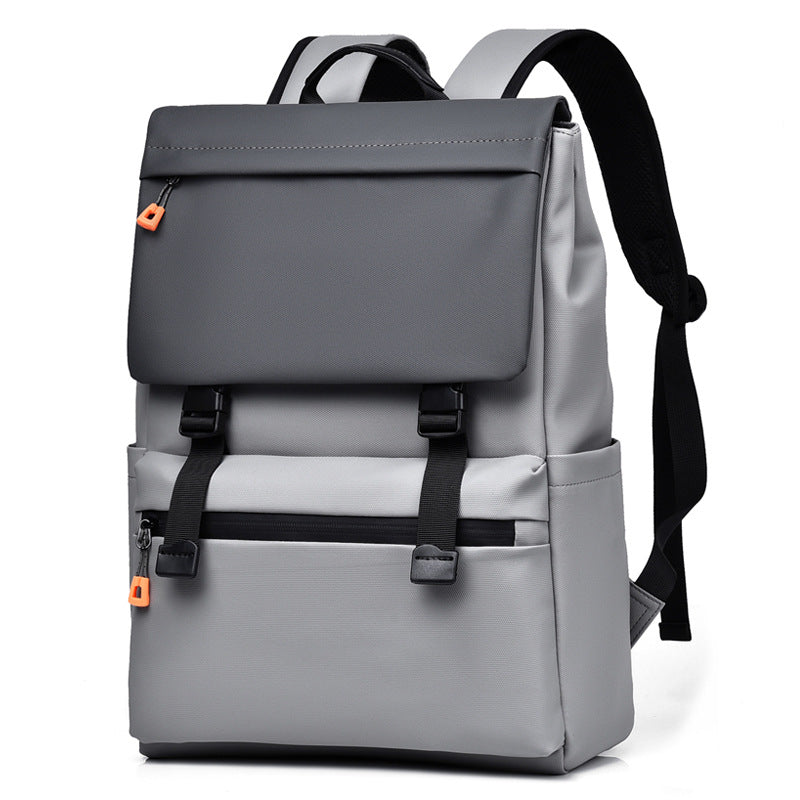 Anti Theft Slim Durable Waterproof Men’s Backpack (Grey)