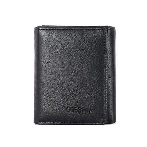 EASTERN STAR Men’s Leather Wallet (Black)