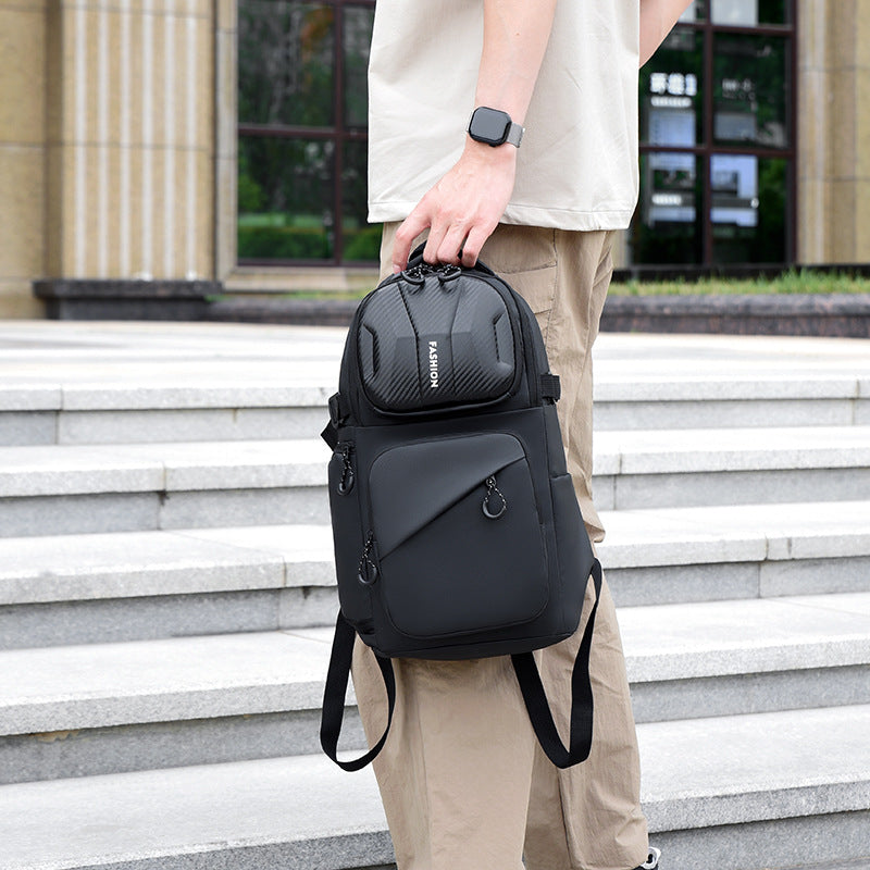 Fashion Carbon Fiber Functional Commuting Men's Backpack