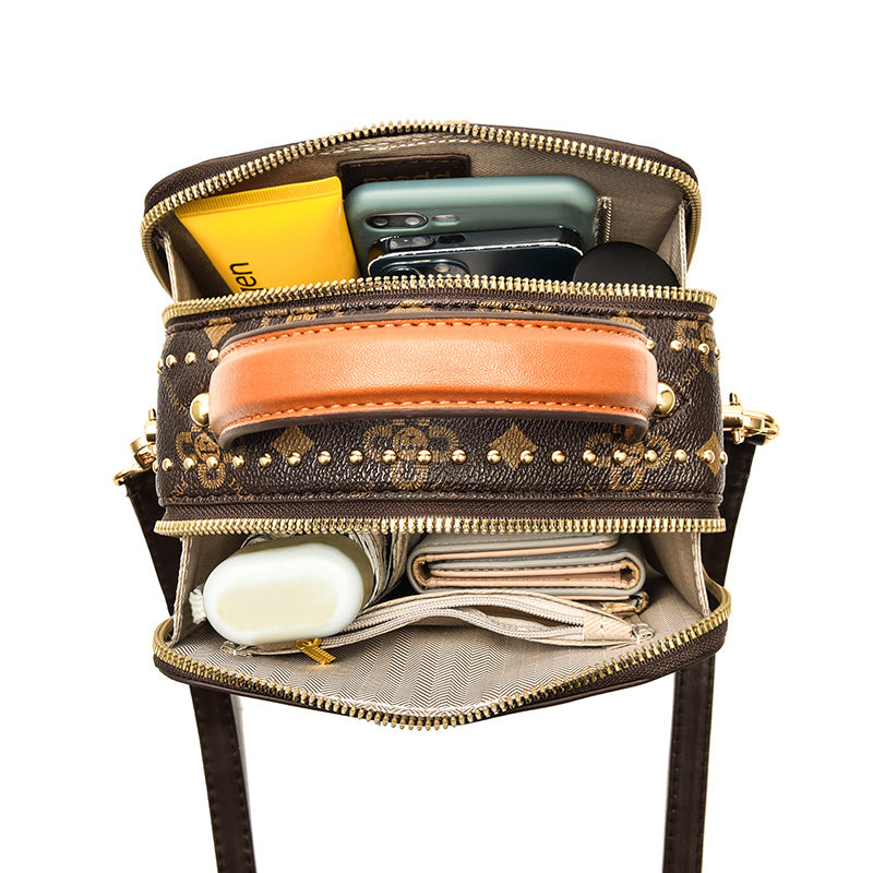 New Fashionable Versatile Women's Handbag (Creamy White)