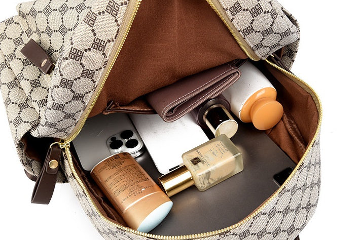 Large Capacity Versatile Textured Women's Backpack