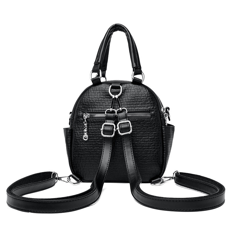 Rhinestone Elephant Embellishment Mini PU Leather Women's Backpack