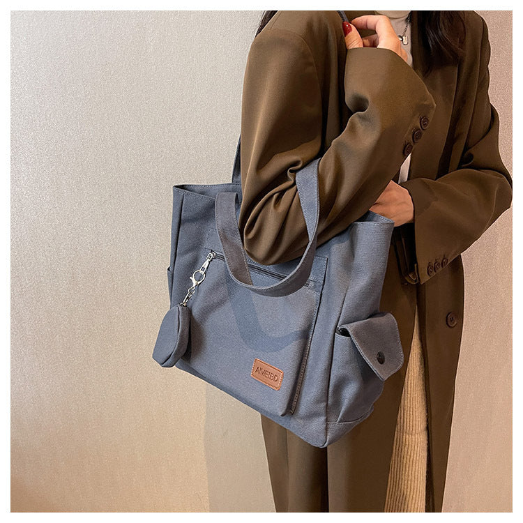New Canvas Fabric Commuter Women’s Handbag