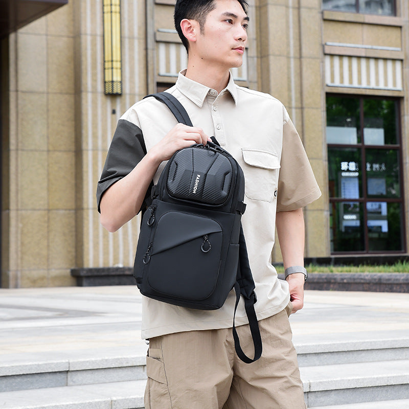 Fashion Carbon Fiber Functional Commuting Men's Backpack