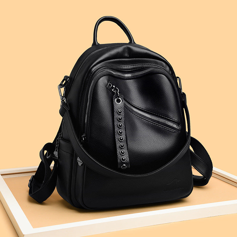 Fashion Leather Women's Backpack