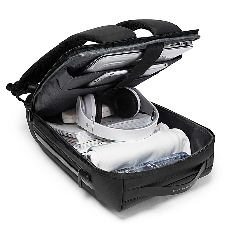 BANGE Grey Future Aesthetics Anti-Theft Backpack - Image 7