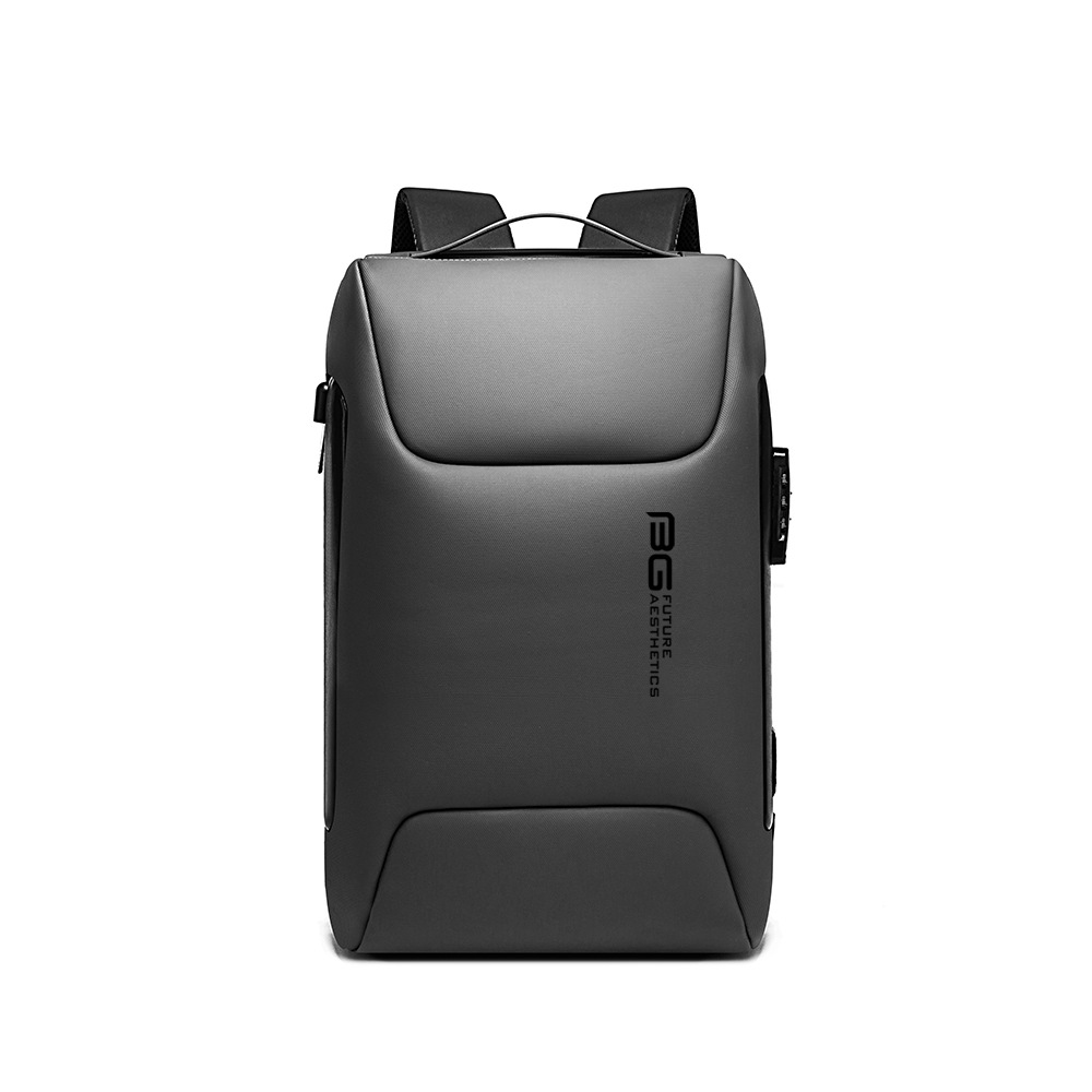 BANGE Grey Future Aesthetics Anti-Theft Backpack - Image 5